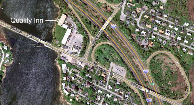 Map Quality Inn - Somerset, Ma. - www.RC123.com